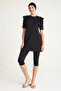 Women's Black, Short-Sleeved, Lined, Covered Stitching, Semi-Closed, Flexible, Quick-Drying Sea/Pool Swimsuit _2313 - 4