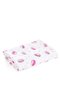 Muslin Cloth Cover Macaron Pattern - Pink 120x120 Cm + 4 Mouth Wipes - 2