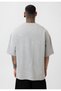 Washable Oversized T-Shirt with Chain Detail - 5