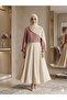 Ethnic Embroidered Wide Sleeve Draped Loose Tunic [Order Smaller Than Usual, Linen Blend, 81 cm Length, Loose Fit] - 4
