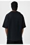 Crew Neck Oversize T-Shirt with Pockets - 5