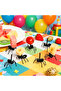 12 PCS Ants Food Fruit Picks Decoration Ant Shape Forks Snack Cake Dessert Tableware for Home Kit... - 2