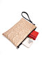 Women's Star Patterned Shiny Portfolio & Clutch Bag - 4