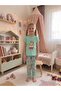 Girl's 100% Cotton Green Cat Patterned Short Sleeve Summer Pajama Set