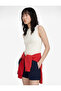 Lace-Up Pocketed Comfortable Fit High Waist Shorts - 2