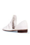 White Leather Women's Classic Shoes 01Wn5111 - 4