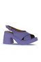 Lila Leather Women's Wedge Heel Pack Shoes 01Wy12202 - 2