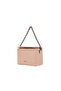 Powder light leather women's shoulder bag - 3