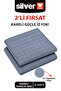 2-Pack of Woven Kitchen & Cleaning Cloths 40X40 cm Super Absorbent Stain Resistant Does Not Retain Odors