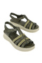 , Women's Genuine Leather Comfort Sandals 1611051Z016 Green - 3