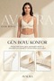 Soft Touch Seamless White Champagne Color Laser Cut Seamless Adjustable Strap Women's Bra Without Underwire - 4