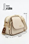 Jn-43 Women's Baguette Bag Handbags Arm Bag Shoulder Bag Cream - 3