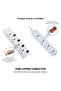 4-Way Power Extension Strip, Universal Socket Design, 3-Meter Cable - 6