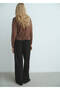 Thin Knitwear Cardigan with Scarf - 4