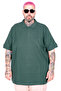 Mode XL Plus Size Men's T-Shirt, Polo Collar, Pocketed, Classic 20550, Olive Green