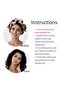 Satin Covered Overnight Hair Curlers,Rods for Heatless Sleep-in Curls,6 Pcs - 2