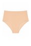Women's High Waist Cotton Slip Panties 3 Pack Colorful Stretchy Fabric - 4