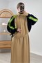 Tencel Sleeve Satin Bomber Jacket