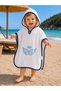 Embroidered Baby Girl / Boy Bath Towel Pareo 100% Cotton Poncho with Hood – Soft Water Absorbent Gift - 4