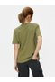 T-Shirt College Printed Crew Neck Short Sleeve Cotton - 4