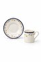 2-Person Porcelain Flower Branch Coffee Cup Set 90ml - 2