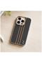 Apple iPhone 15 Pro Compatible Case Goldrix Carbon Fiber M-Safe Case Gray - 4