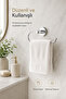 Ceria Chrome Solo Towel Holder |   Eco Model |   Towel Paper Rack |   Adhesive & Screw