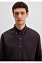 Loose Fit Brown Men's Shirt M0211751-91404 - 8