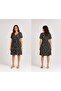 V-Neck Ruffle Dress