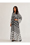 Printed Chiffon Abaya