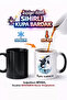 Animal Killer Whale Orca Killer Whale Double Sided Printed Porcelain Magic Mug Cup Gift
