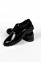 Classic black patent leather shoes
