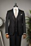 Exclusive vest suit black