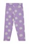 Daisy Patterned Tights for 2-5 Years - Lilac - 2