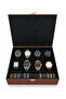 Wooden Lid Watch and Ring Storage Box Premium Organizer - 2