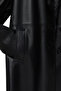 Emma Women's Black Leather Coat 25Wge56061M - 5