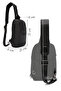 حقيبة كروس تكنولوجية سوداء للرجال من D-Pack 23WBD30086F - 2