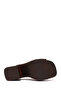 Women's Brown High Thick Heeled Suede Leather Slippers 26Sfd152110 - 6