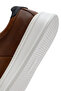 Men's Tan Laced Thick Soled Sports Shoes, Leather Sneaker 26Sfd612818 - 8