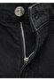 High Waist Straight Cut Denim Shorts - 8