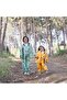 Waterproof Children's Rain Set |   Banded Stitched Pure Mustard - 7