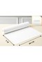 Almital 48 cm X 5 Meters White, Fabric Patterned Artificial Leather, Non-Slip Drawer Carpet, Shelf Cover