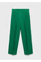 Straight-Cut Linen Blend Trousers - 3