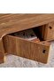 Mhara Coffee Table With 4 Door - Natural - 3