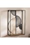 Merva Metal Wall Decor With Shelf 34.9x11.4x54.6cm - Black - 6