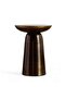 Cyma Accent Table Marble - Brass Antique - 3