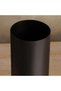 Salvador Metal Cylindrical Shape Vase 12.5x12.5x24cm- Bronze - 2