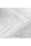 Waffle Stripe 3- Piece Super King Duvet Cover Set 260x220cm - White - 4