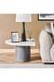 Caroline End Table Marble - White Black - 2