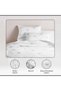 Heather Disty Embroidery Gauze Cotton 3-piece King Duvet Cover Set 230x220cm - White - 8